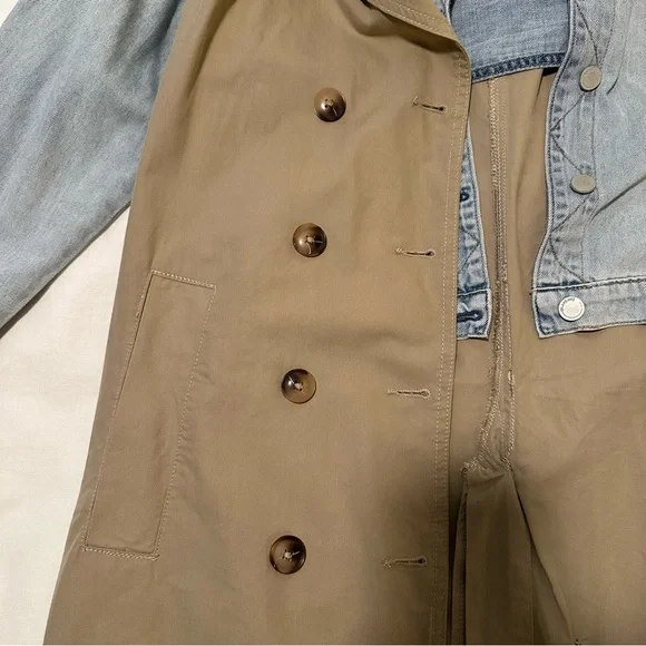 NWOT Blank NYC Denim and Trench Coat Combo - Picture 4 of 11